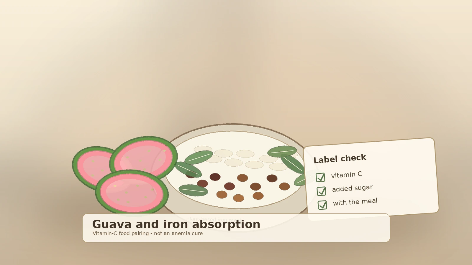 Guava and Iron Absorption: What the Science Says About the Juice Claim