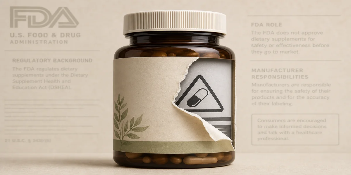 When a 'Natural' Joint Supplement Works Like a Drug, Sometimes That's Because It Is One