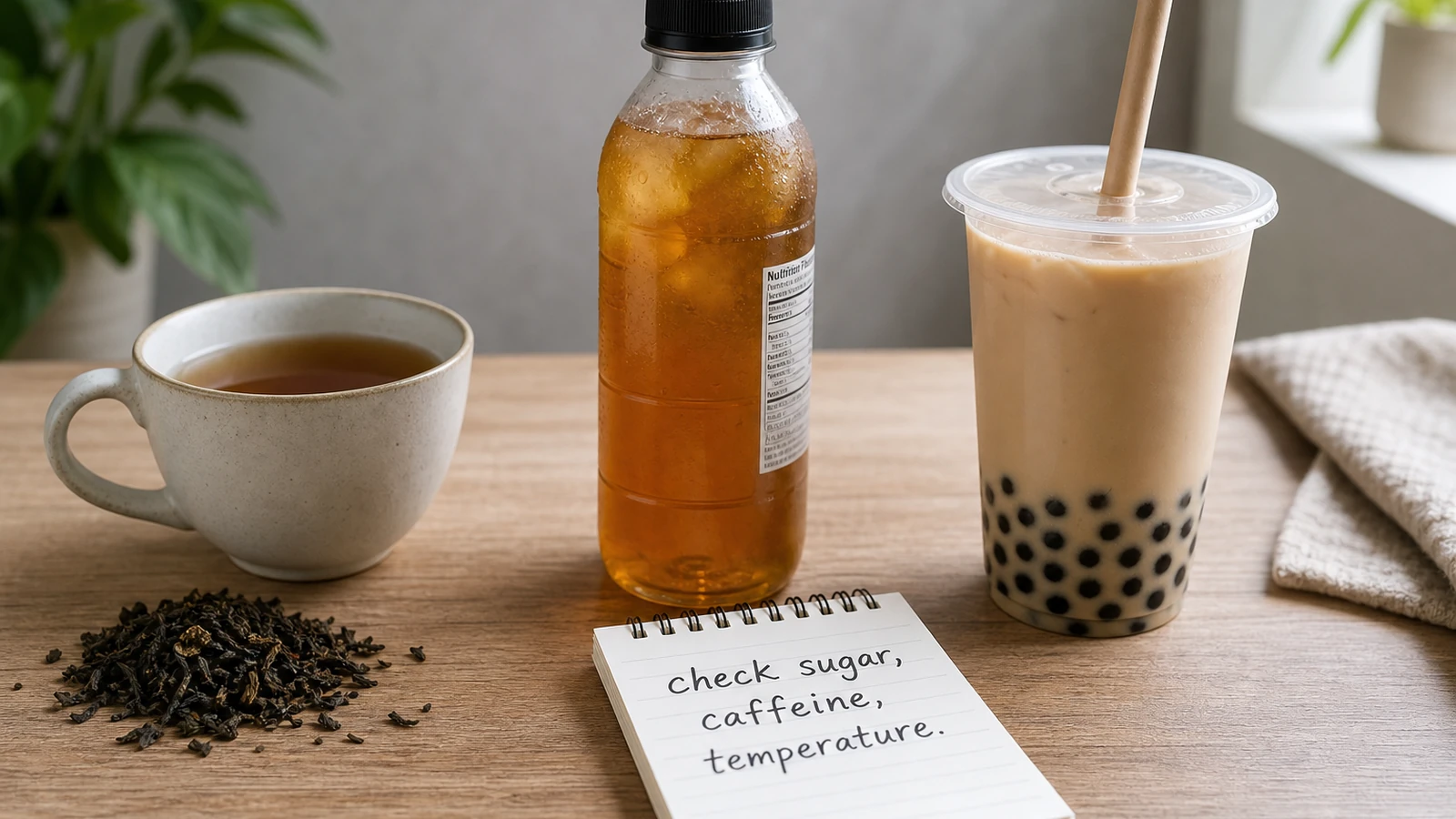 Tea's Health Halo Changes When It's Bottled, Sweetened, or Turned Into Boba